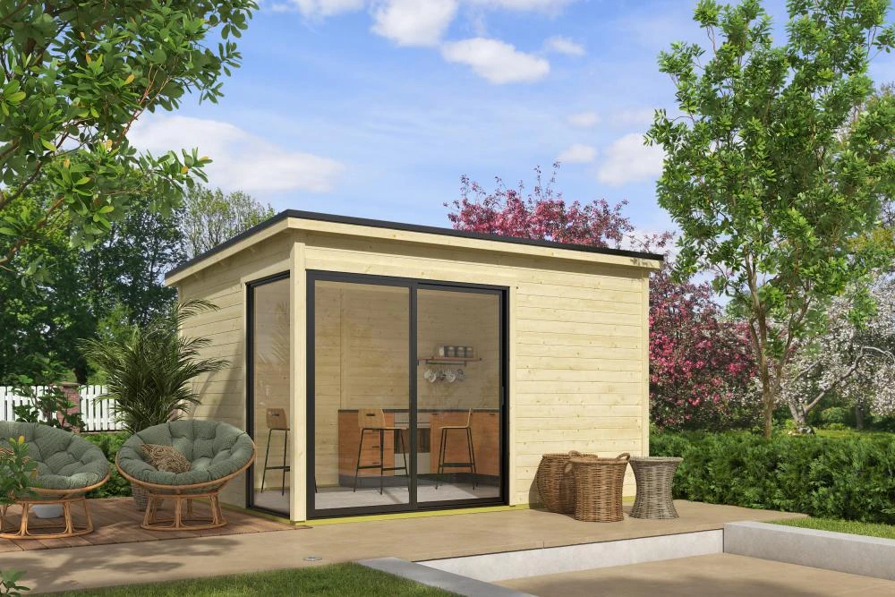 Outdoor Life Tuinhuis Olivia 385 x 295 cm - Afbeelding 1